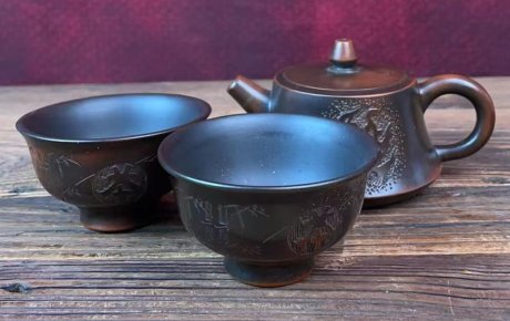 紫砂-顾景舟制紫砂茶具